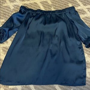 silky off shoulder top